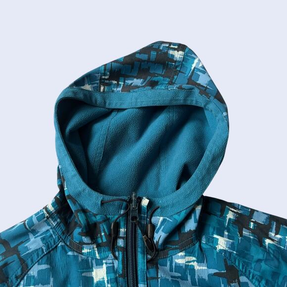 Columbia M Titanium Jacket Turquoise Digital Camo Hooded Athletic Outdoor - Picture 6 of 8
